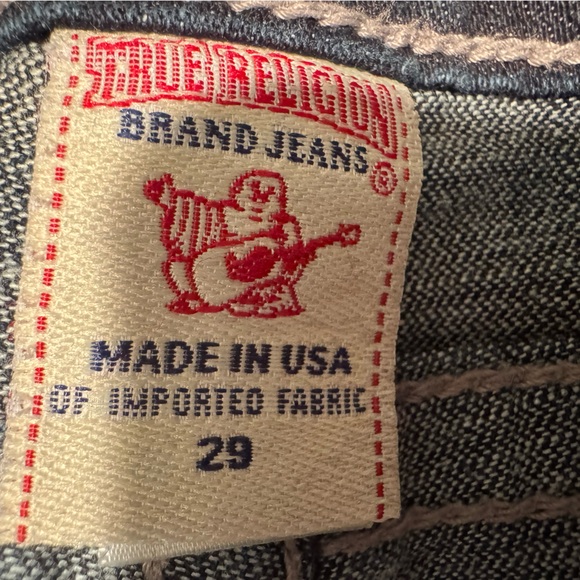 True Religion Women's Dark Blue Straight Leg Jeans - Picture 3 of 12